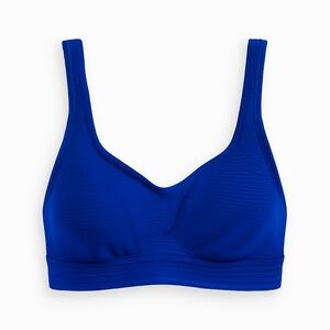 EUC  Xhilaration Blue Bikini Top Size M Adjustable
Straps Padded swimwear